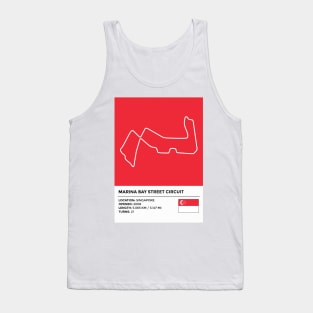 Marina Bay Street Circuit [info] Tank Top